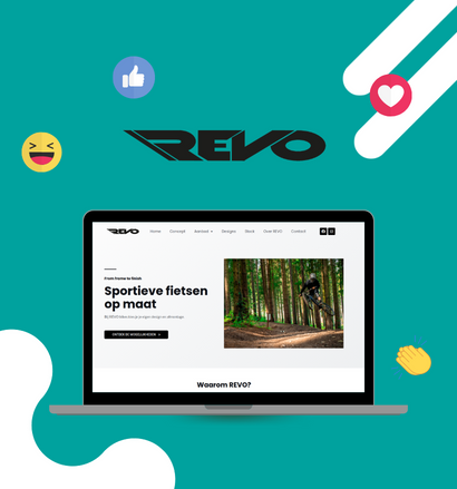 Website voor REVO bikes